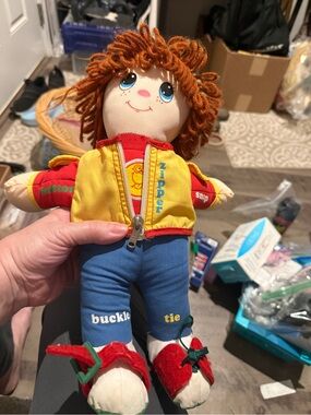 Vintage dapper Dan dress me doll Kids Plush Doll - Yellow Jacket, Blue Pants